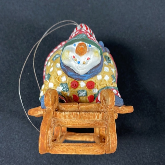 Department 56 Sledding Snowman Christmas Ornament - Picture 8 of 10